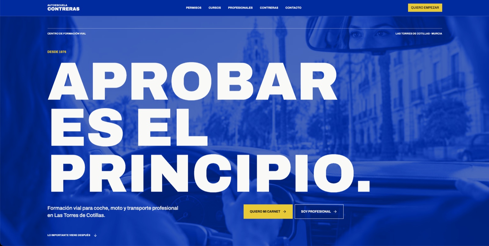 Web de Autoescuela Contreras