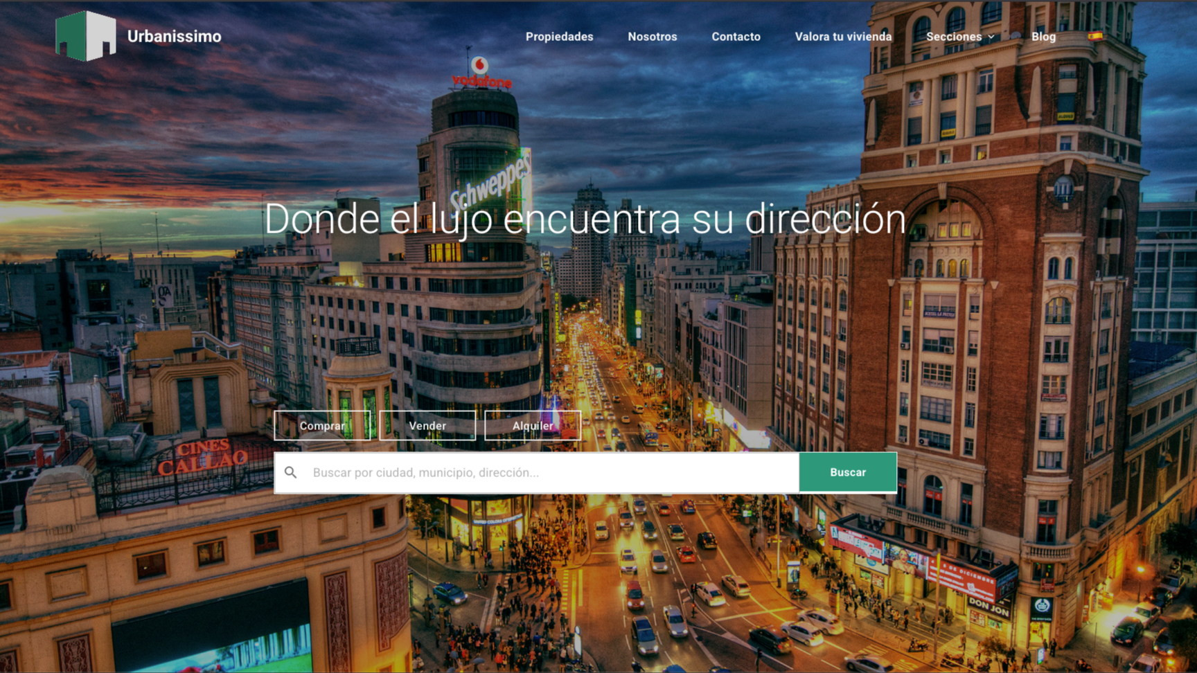 Dashboard de automatización de marketing para Urbanissimo