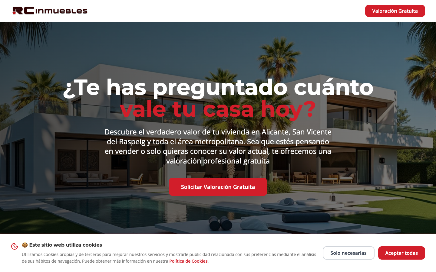 Dashboard de automatización de WhatsApp para RC Inmuebles